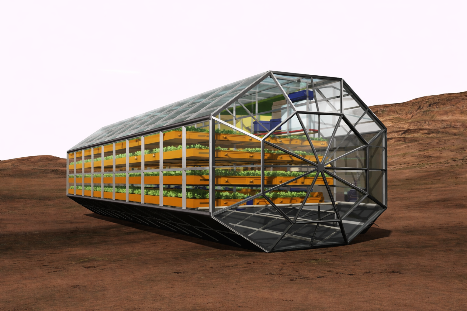 Mars Octogon shaped Habitat